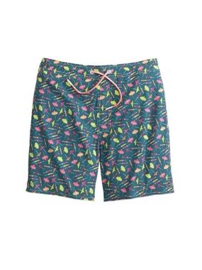 Johnnie-O  7” Surf Short Umbrella Swim Short Size Medium